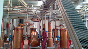 Destilación de orujo