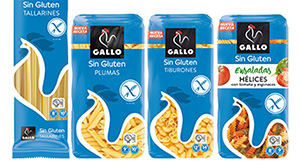 Pastas Gallo sin gluten
